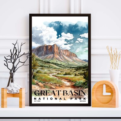 Great Basin National Park Poster, Travel Art, Office Poster, Home Decor | S4 - image5